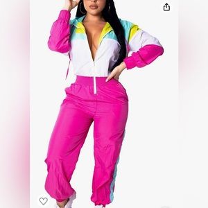 NWT vintage-style windbreaker “snowsuit”